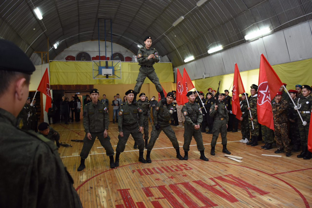 На патриотический слет Юнармии в Якутске приехала олимпийская чемпионка