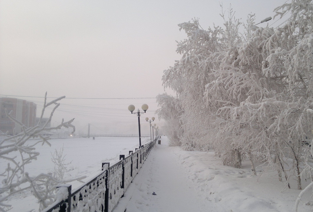 Потепление до -27 градусов ожидается в выходные в Якутске