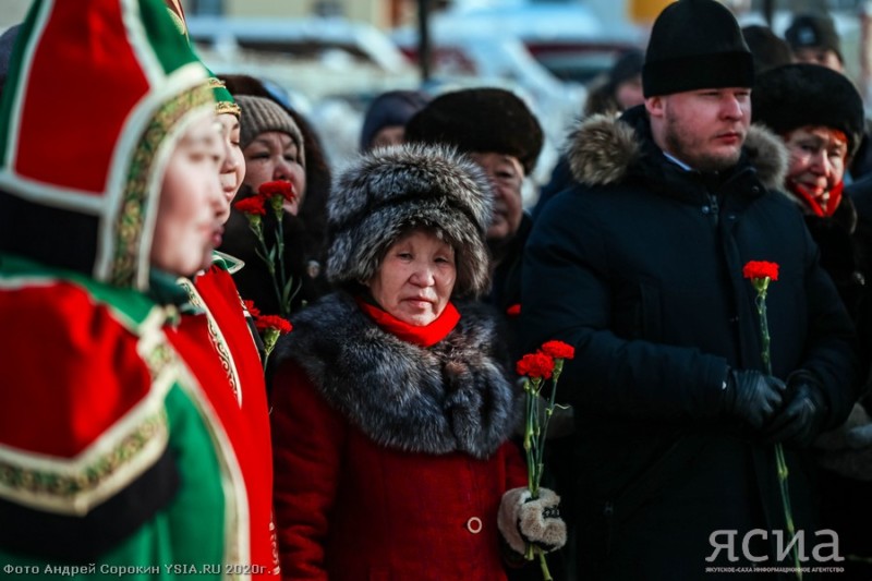 В Якутске отдали дань памяти якутянам, защищавшим отечество на озере Ильмень