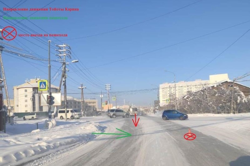 В Якутске три женщины попали под машину