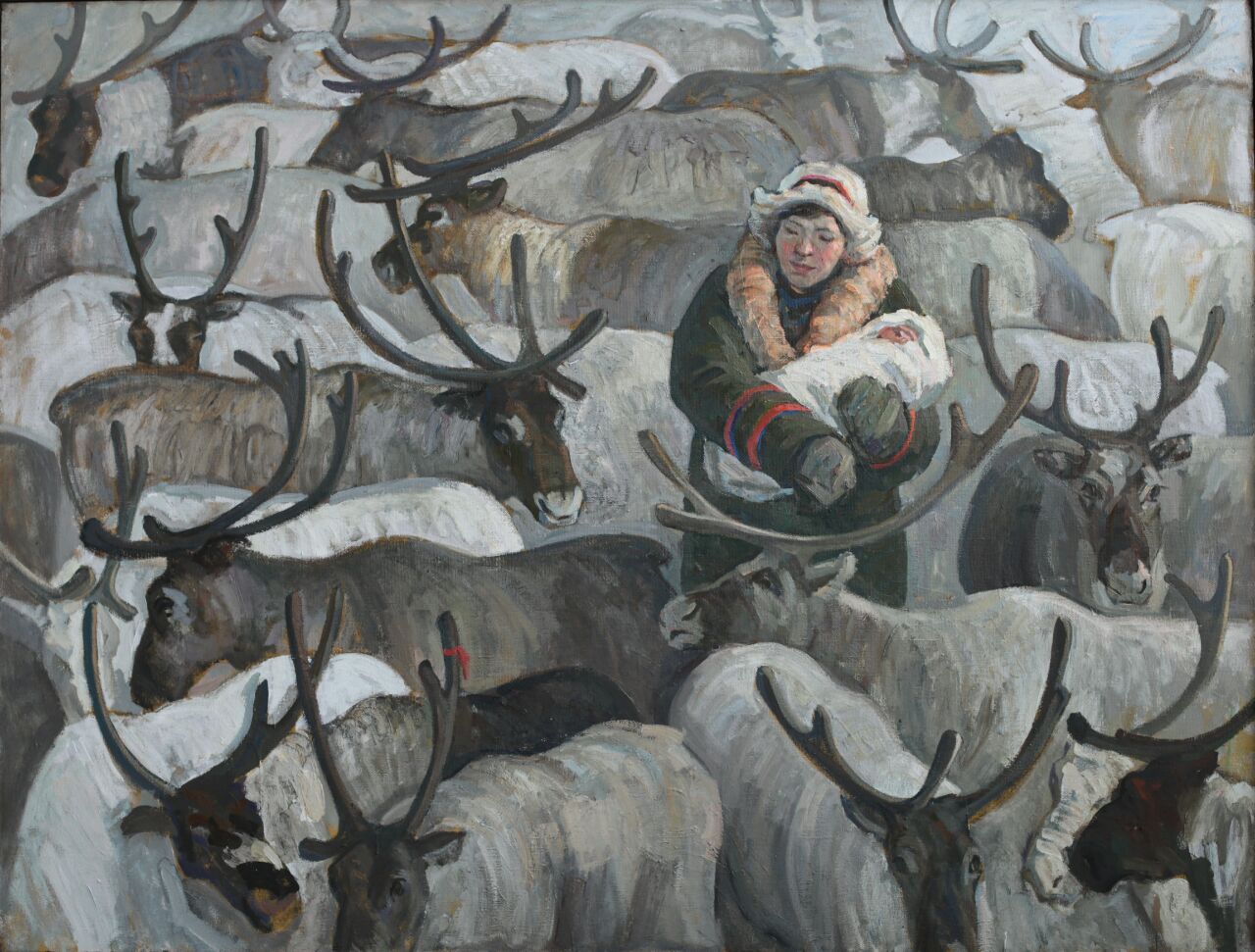 Якутский художник Семен Луканси