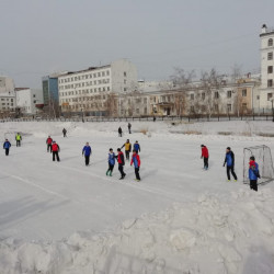 Зимний футбол Якутск