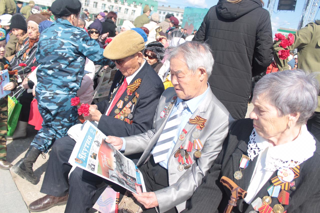 В День Победы холдинг «Сахамедиа» провел акцию-поздравление для ветеранов