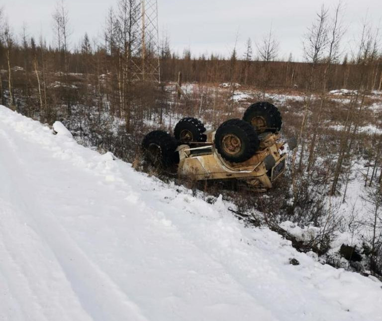 В Мирнинском районе в результате ДТП погиб водитель вездехода