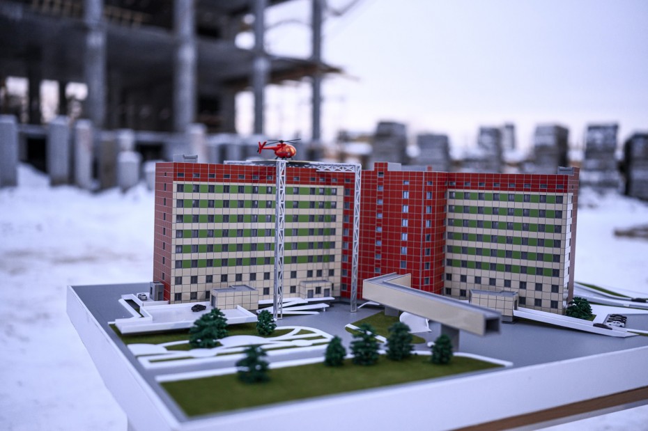 Строительство нового онкоцентра в Якутске идет опережающими темпами