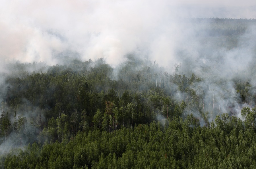 За сутки в Якутии ликвидировано четыре лесных пожара