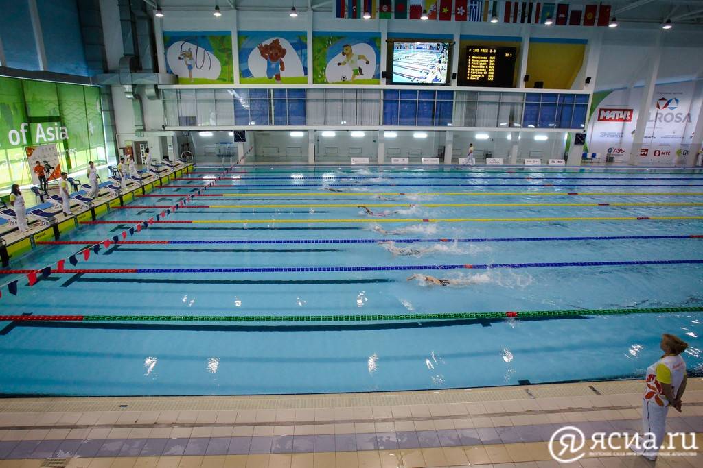 Спортсмены сборной Якутии начали подготовку к Играм «Дети Азии» в обновленном бассейне «Чолбон»