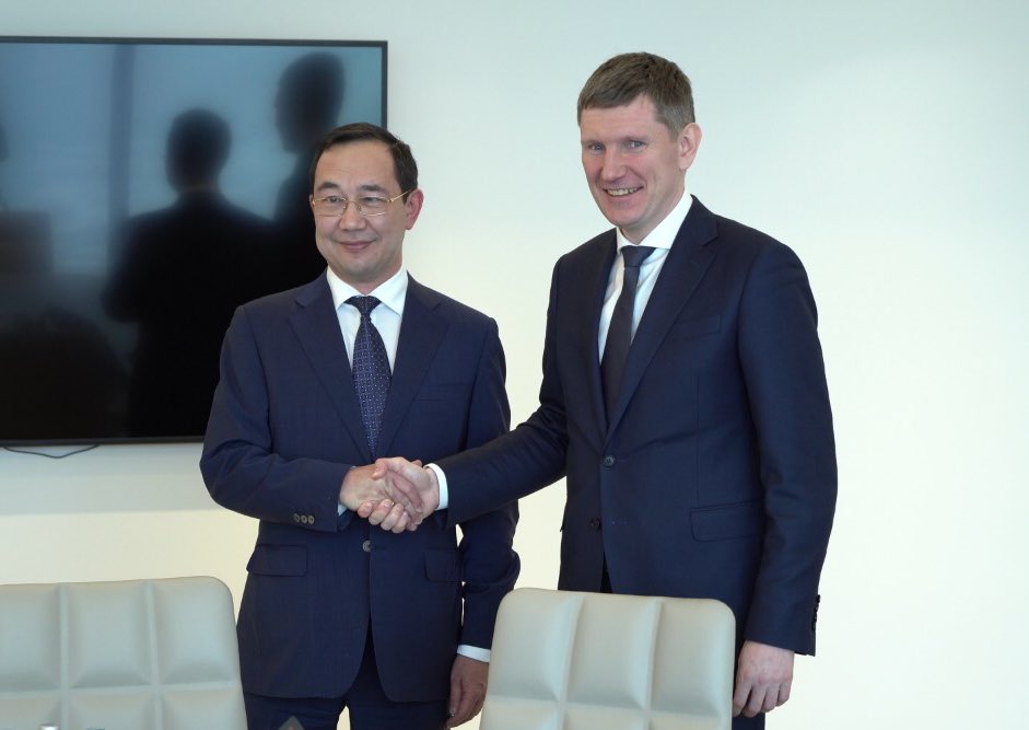 Глава Якутии встретился с министром экономического развития РФ Максимом Решетниковым