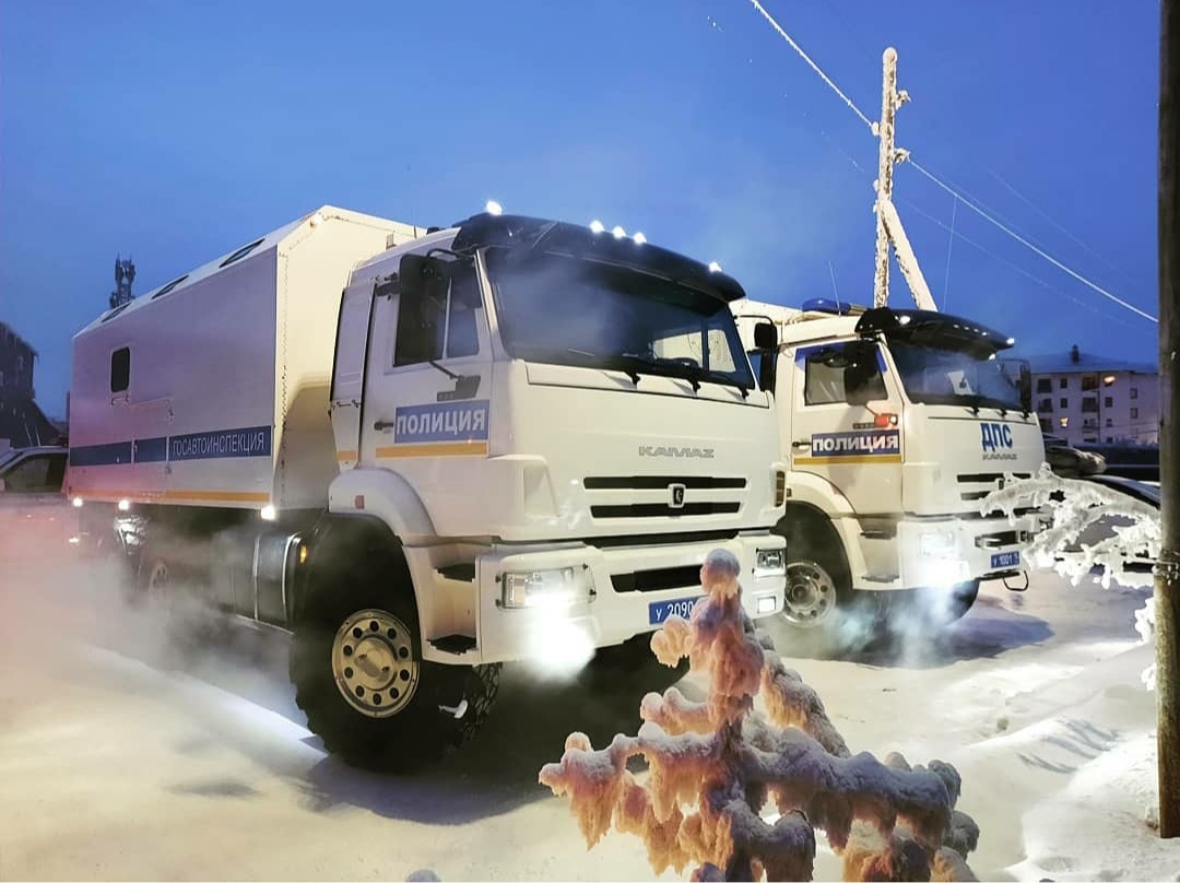 Передвижные посты ДПС обеспечивают безопасность на дорогах Якутии