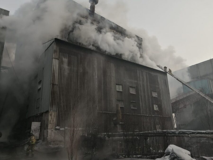 Крупный пожар в Нерюнгри ликвидирован