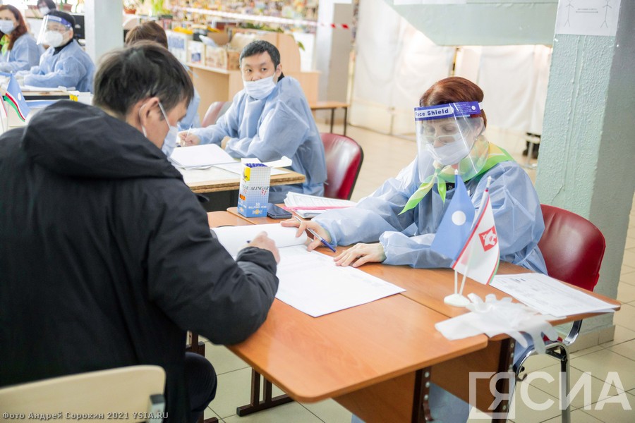 Голосование на выборах мэра Якутска проходит с соблюдением мер санитарной защиты