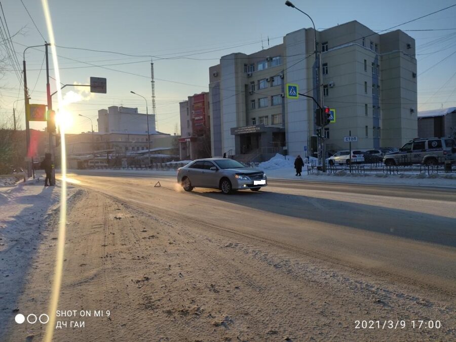 В Якутске произошел наезд на пешеходов