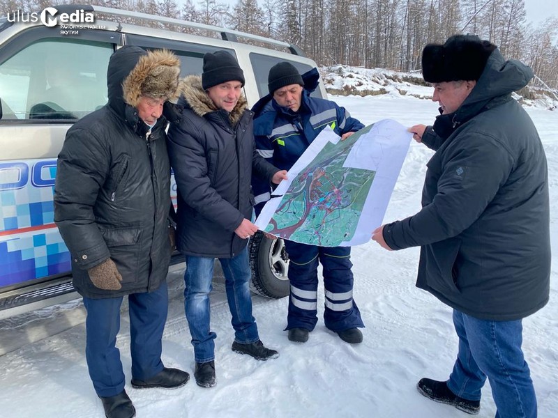 Строительство моста через алдан