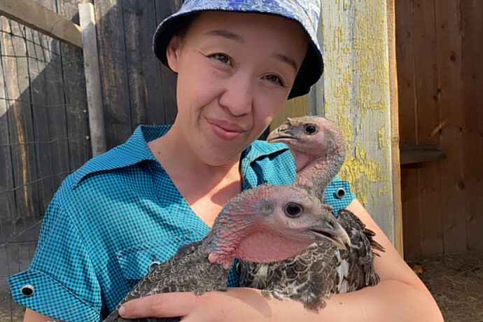 Птичий двор вилюйского педагога Марии Ивановой