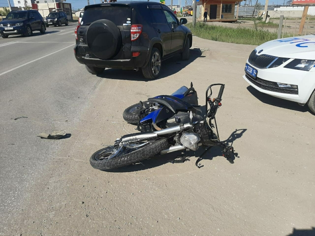 ДТП с мотоциклистом произошло в Якутске