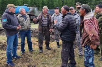 В Нюрбинском районе Якутии работа по тушению лесных пожаров ведется круглосуточно