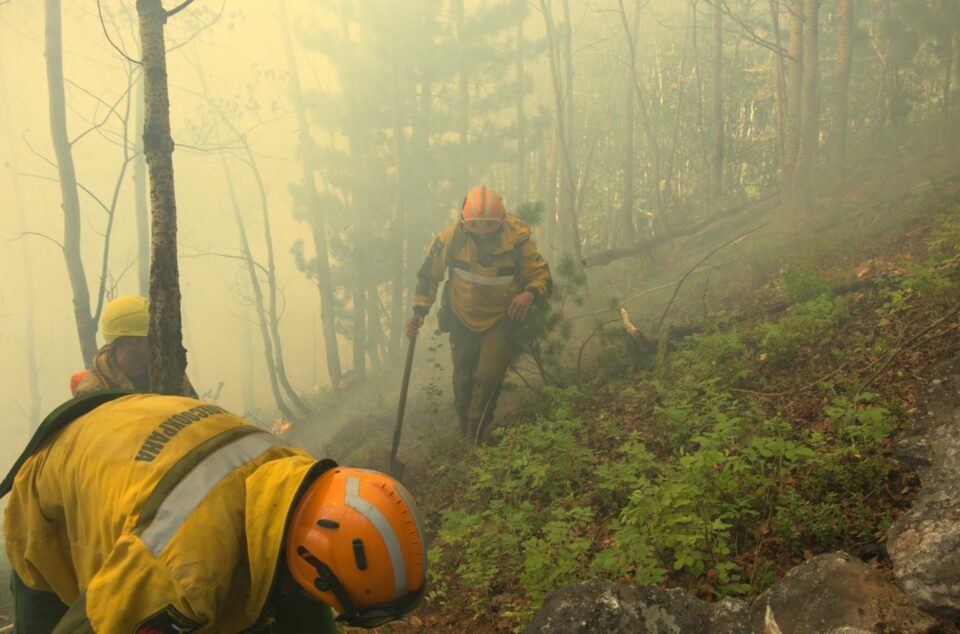 В Якутии тушат 65 лесных пожаров в 15 районах республики
