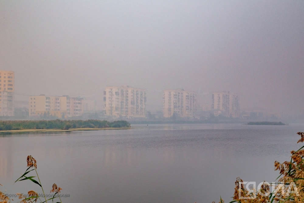 В Якутск принесло дым от лесных пожаров с юго-востока республики