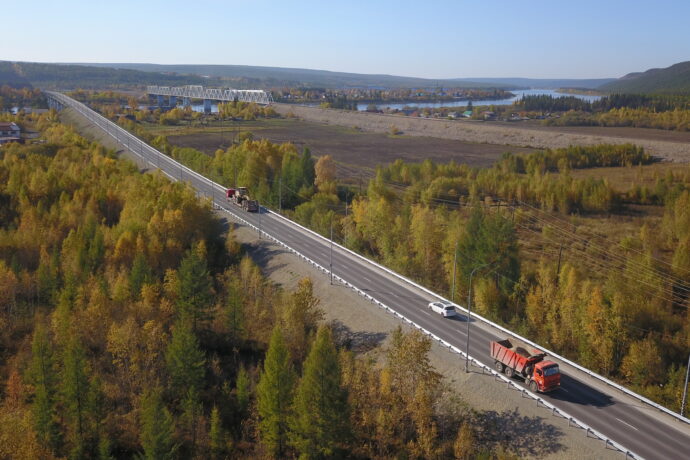 В Алданском районе Якутии отремонтировали шесть километров трассы «Лена»