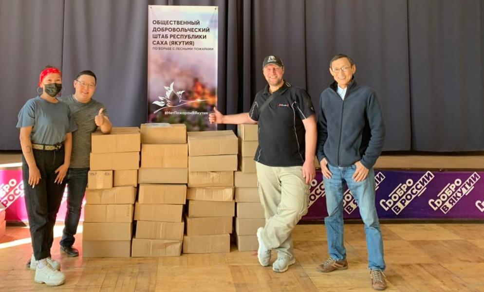 6 тысяч порций сухих супов и завтраков получили участники ликвидации последствий пожаров в Якутии