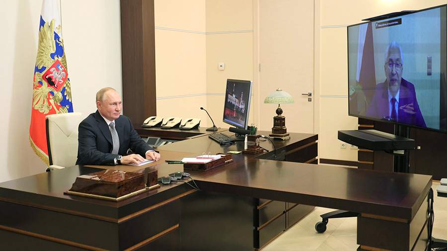 Владимир Путин провёл встречу с главой фракции ЕР