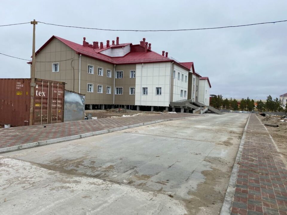 В якутском городе Вилюйск строится новый больничный комплекс