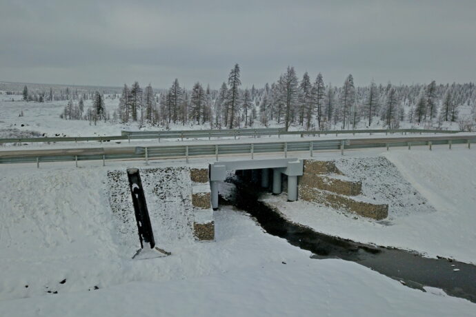 Капитальный ремонта моста на трассе "Лена" завершили в Алданском районе Якутии