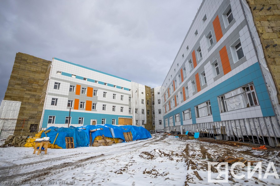 Здание онкодиспансера в Якутии готово на 53%