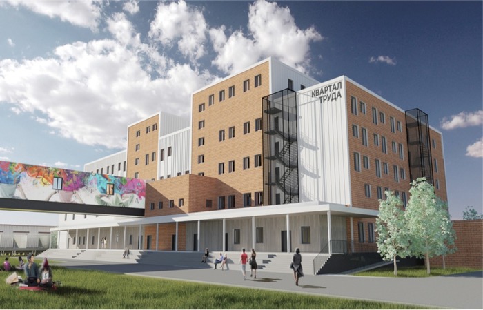 В Якутске начали реконструкцию здания креативного кластера «Квартал труда»