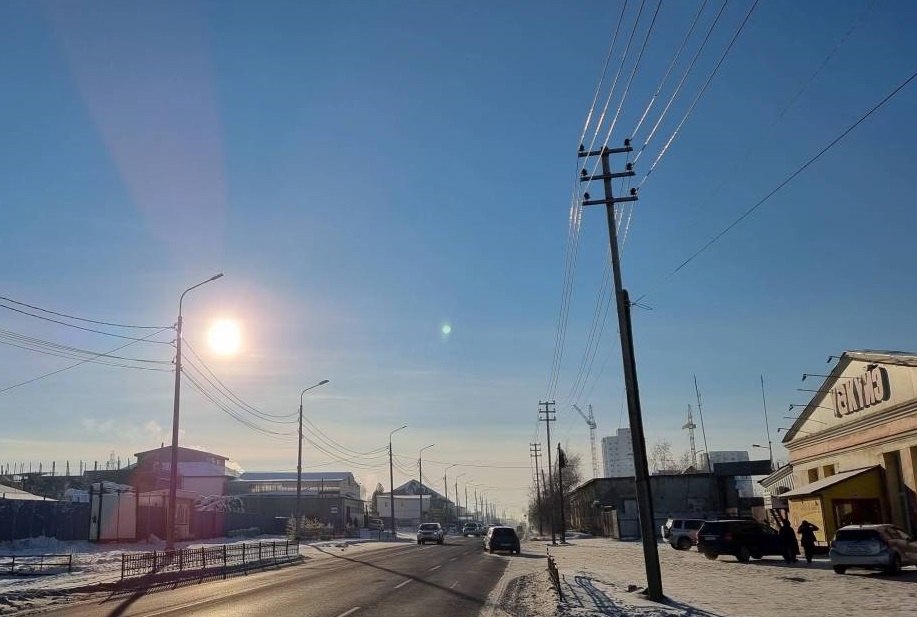 В Якутске перекрыт участок дороги на улице Чернышевского