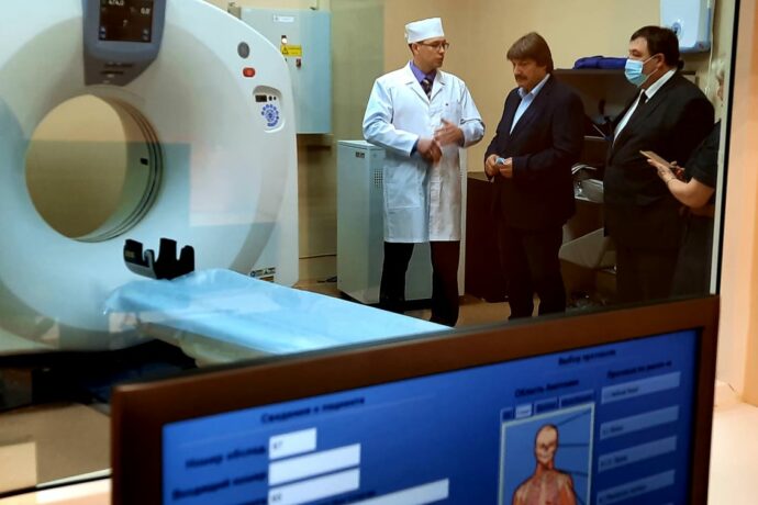 В Медцентре ЖДЯ открыли кабинет компьютерной томографии