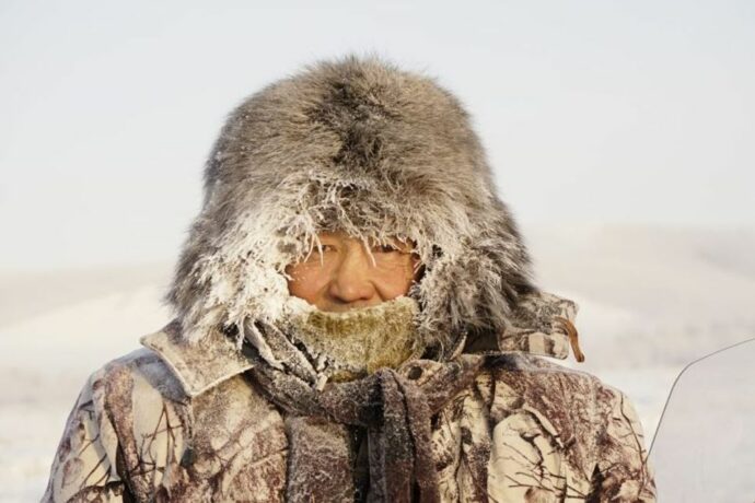 Крепкие морозы в Оймяконскеом районе Якутии вступили в свои права