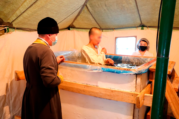 В Якутии осужденные приняли участие в крещенских купаниях