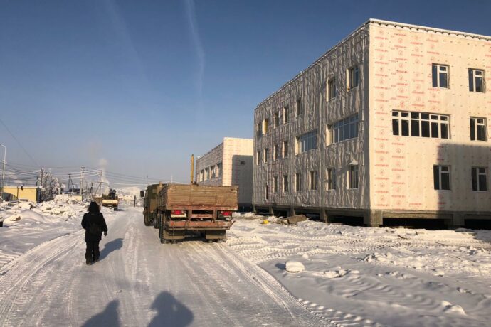 Завершается строительство самой большой школы в Якутии
