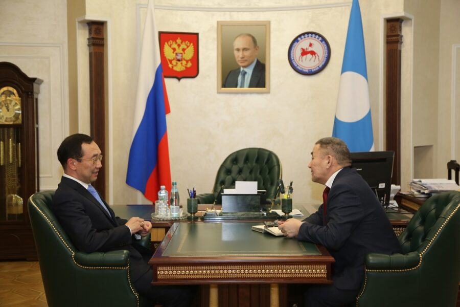 Глава Якутии обсудил с депутатом Госдумы совместные инициативы по развитию транспортной системы
