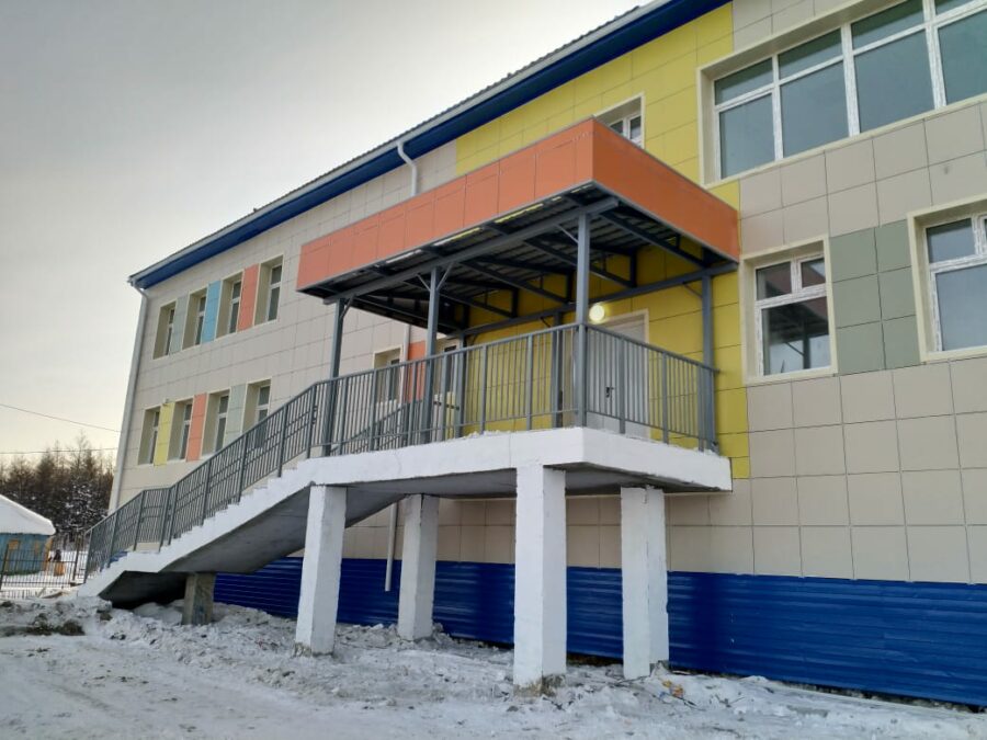В малонаселённом пункте Якутии строят школу-сад