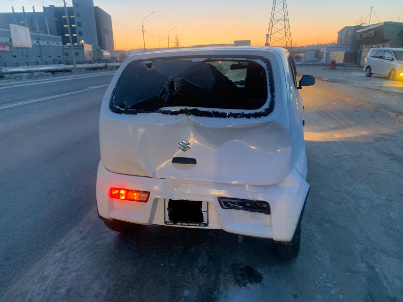 В Якутске при столкновении двух автомашин пострадала женщина