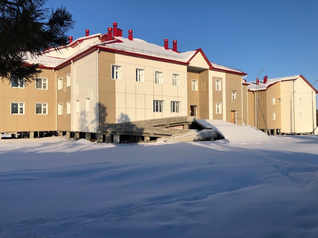 В якутском городе Вилюйске строится новый больничный комплекс