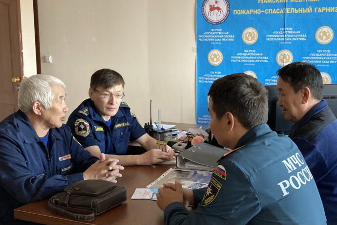В Намском районе работники Службы спасения Якутии провели профилактический рейд