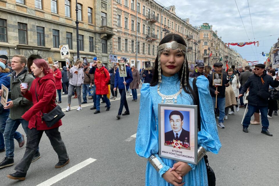 Бессмертный полк в с петербурге