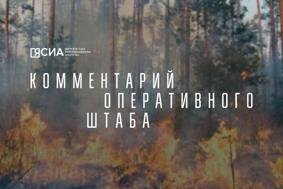 В Якутии действует один природный пожар в Ленском районе