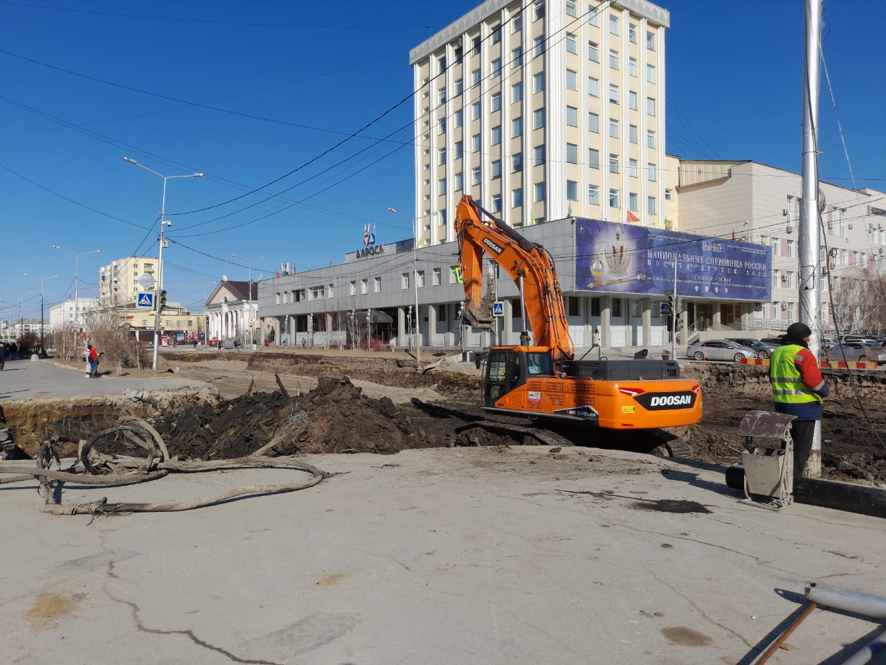 К работам по асфальтированию проспекта Ленина в Якутске приступят в августе