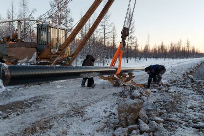 «Сахатранснефтегаз» завершил строительство газопровода-отвода к Вилюйской ГРС