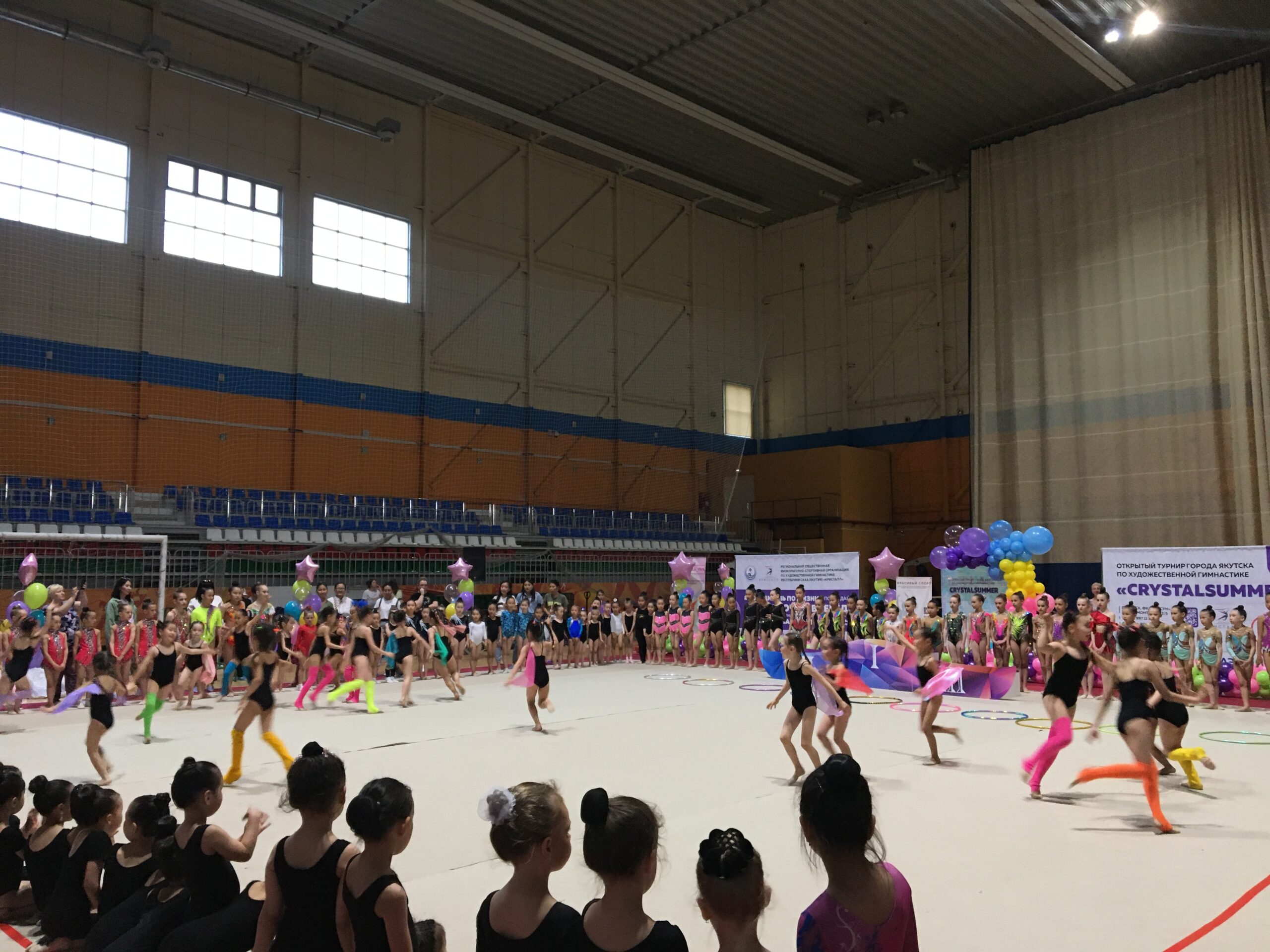 Открытый турнир по художественной гимнастике «Crystal Summer» стартовал в Якутске