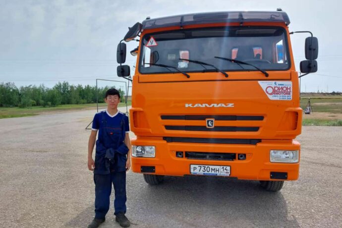 Демоэкзамен по компетенции «Водитель грузовика» впервые провели в Якутии