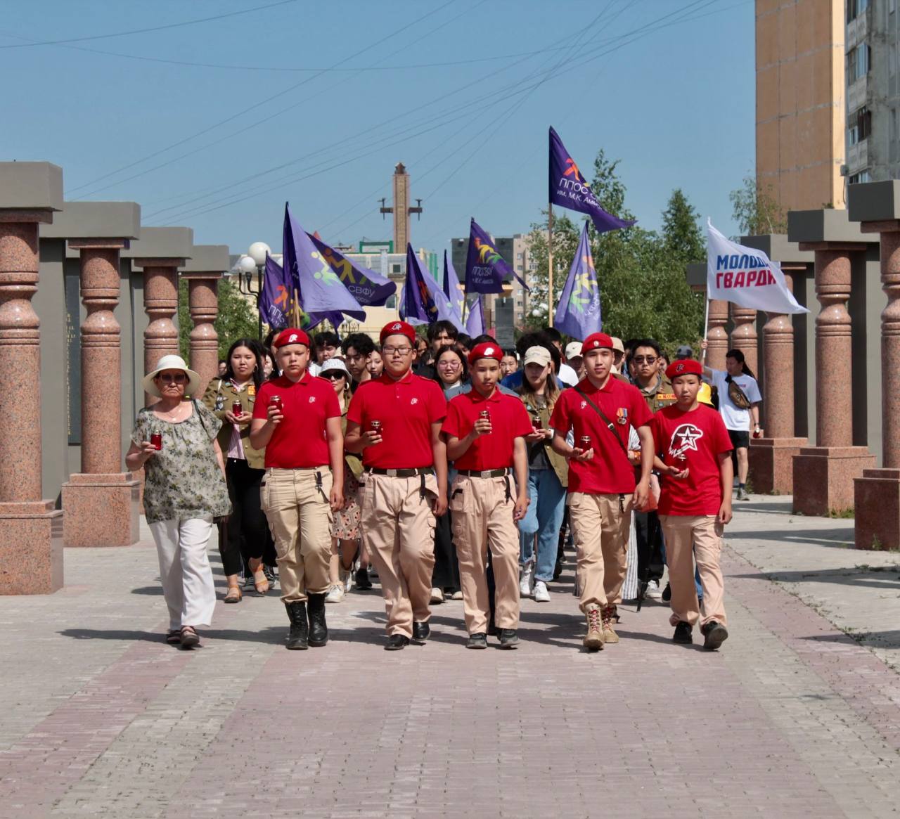 Молодежь Якутии приняла участие в акции «Свеча памяти»