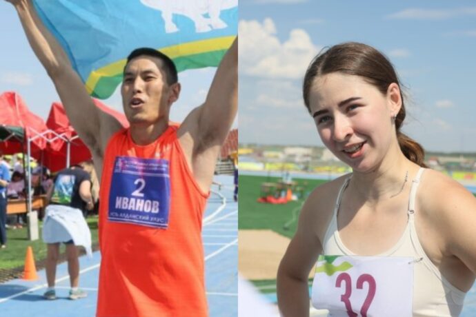 Диана Адасько и Валентин Иванов стали самыми быстрыми спринтерами Спортивных игр народов Якутии
