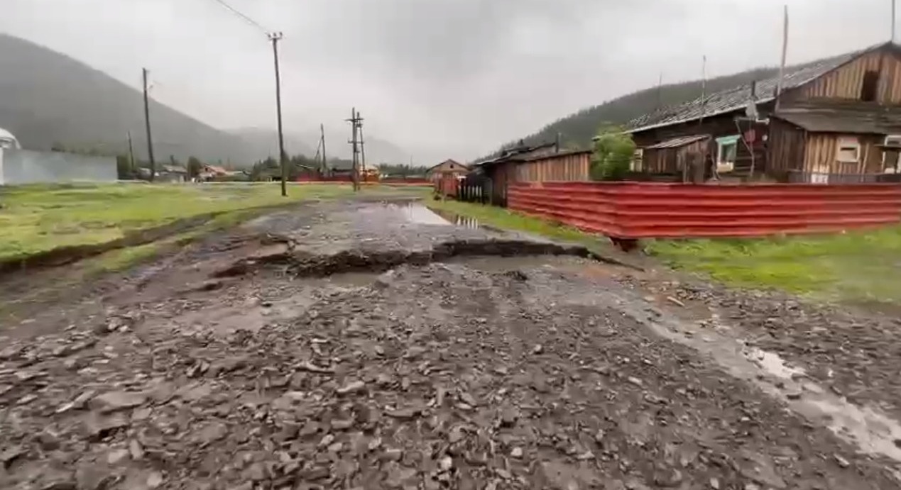 Вода полностью ушла из села Себян-Кюель в Якутии