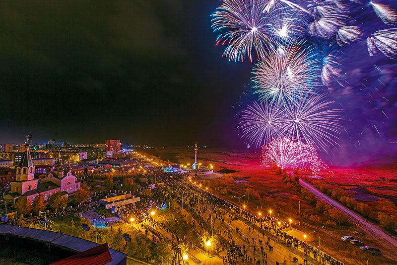 Более 70 мероприятий и праздничный салют состоятся к 390-летию Якутска