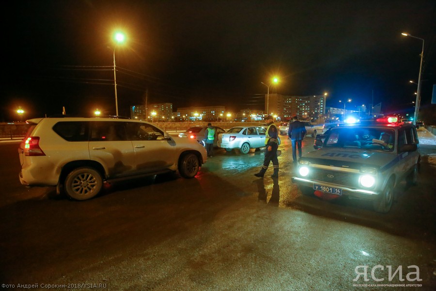 За неделю в Якутске 13 человек пострадали в ДТП